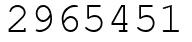 Число 2965451.