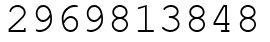 Число 2969813848.