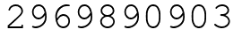 Число 2969890903.