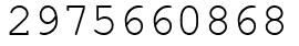 Число 2975660868.