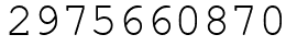 Число 2975660870.