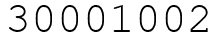 Число 30001002.