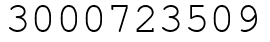 Число 3000723509.