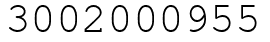 Число 3002000955.