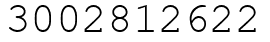 Число 3002812622.