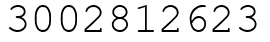 Число 3002812623.