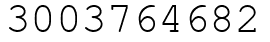 Число 3003764682.