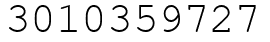 Число 3010359727.