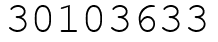 Число 30103633.
