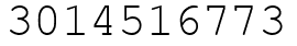 Число 3014516773.