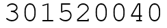 Число 301520040.