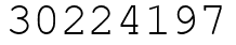 Число 30224197.
