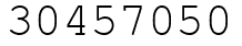 Число 30457050.