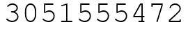 Число 3051555472.
