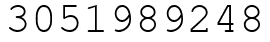 Число 3051989248.