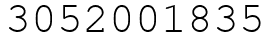 Число 3052001835.