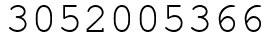 Число 3052005366.