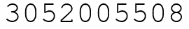 Число 3052005508.