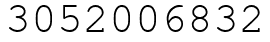 Число 3052006832.