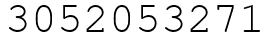 Число 3052053271.