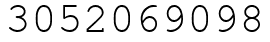 Число 3052069098.