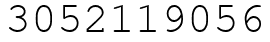 Число 3052119056.