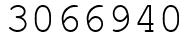 Число 3066940.