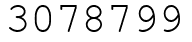 Число 3078799.