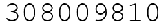 Число 308009810.