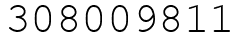 Число 308009811.