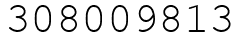 Число 308009813.