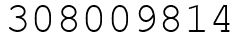 Число 308009814.