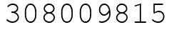Число 308009815.