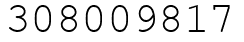 Число 308009817.