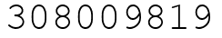 Число 308009819.