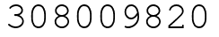 Число 308009820.