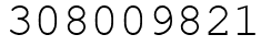 Число 308009821.