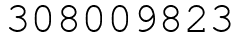 Число 308009823.