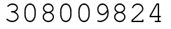 Число 308009824.