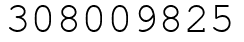 Число 308009825.
