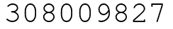 Число 308009827.