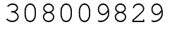 Число 308009829.