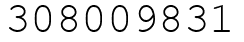 Число 308009831.