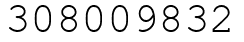 Число 308009832.