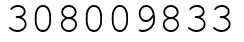 Число 308009833.