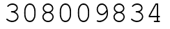 Число 308009834.