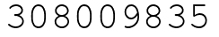 Число 308009835.