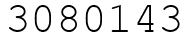 Число 3080143.