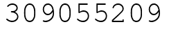 Число 309055209.