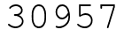 Число 30957.